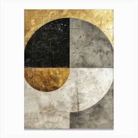 'Black And Gold' 1 Canvas Print