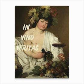 In Vino Veritas Canvas Print