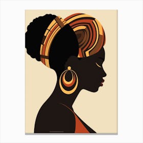 African Woman 12 Canvas Print