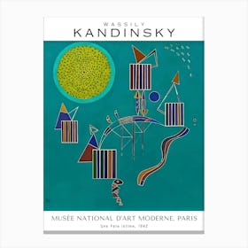 Kandinsky'S Music National Park Canvas Print