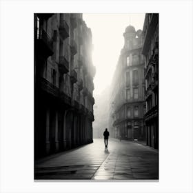 Bilbao, Spain, Black And White Analogue Photography 1 Canvas Print