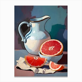 Grapefruit Jug Canvas Print