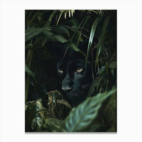 Black Panther.Generated AI. Wall Art Print 2 Canvas Print