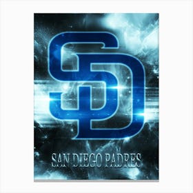 San Diego Padres Poster Canvas Print