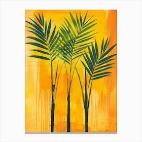 Three Palm Trees 2 Canvas Print