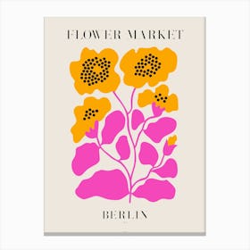 BERLIN FLOWERS | FLOWER MARKET Canvas Print