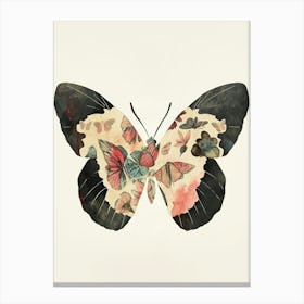 Colourful Insect Illustration Butterfly 27 Canvas Print