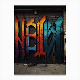 Graffiti Art Canvas Print