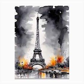 Paris Eiffel Tower Canvas Print