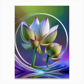 Lotus Flower 160 Canvas Print