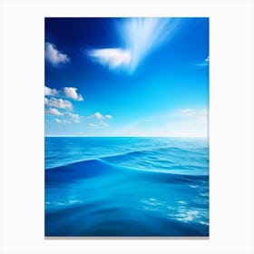 Ocean Waterscape Photography 1 Canvas Print