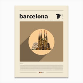 Barcelona Canvas Print