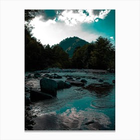 River In The Mountains 3 Canvas Print