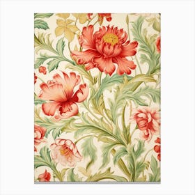 Floral Wallpaper 46 Canvas Print