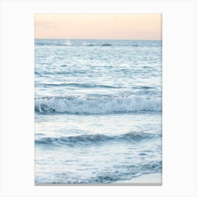 Wave At Sunset Canvas Print