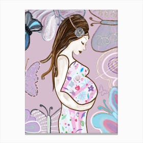 Pregnancy Dream Illustration Canvas Print