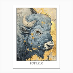 Buffalo Precisionist Illustration 4 Poster Canvas Print