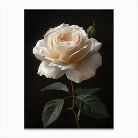 White Rose 1 Canvas Print