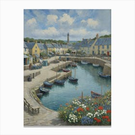 Harbourside Sail Away to Peace Canvas Print