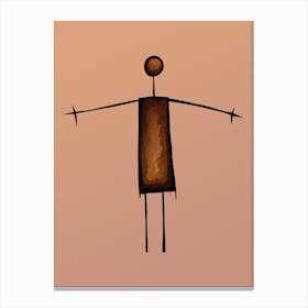 Primitive Man 2 Canvas Print