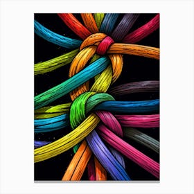 Colorful Ropes 1 Canvas Print