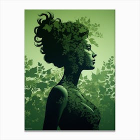 Hunzinator Green Canvas Print