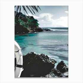 Life Jacket On The Beach Canvas Print