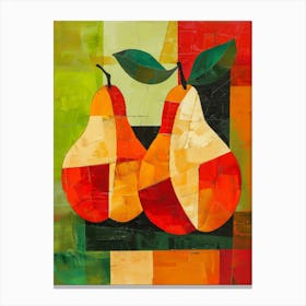 Two Pears 2 Canvas Print