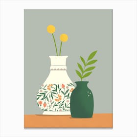 Dos Vases Canvas Print