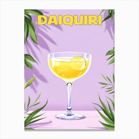 Cuba Daiquiri Cocktail V 05 Canvas Print