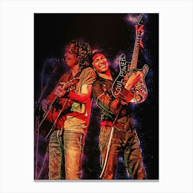 Spirit Of Chris Cornell And Tom Morello Canvas Print