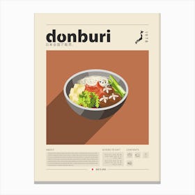 Donburi Canvas Print