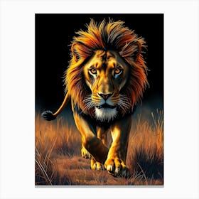 Wild Animal Creative Portrait 149 Canvas Print