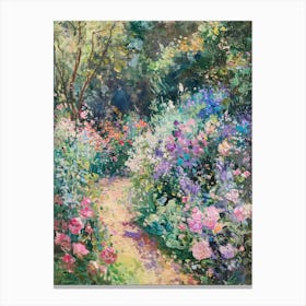  Floral Garden Wild Bloom 3 Canvas Print