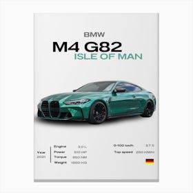 Bmw M4 G82 Canvas Print