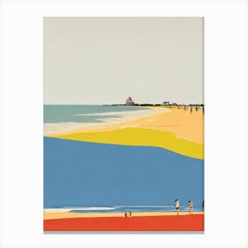 Hammonasset Beach Connecticut Midcentury Canvas Print