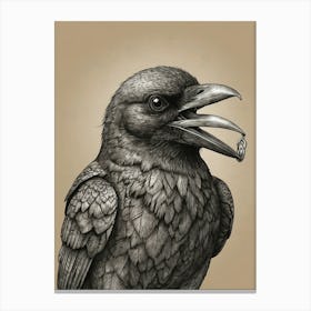 Crow! Canvas Print