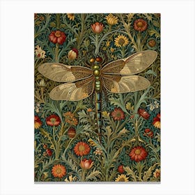 William Morris Dragonfly 2 Canvas Print