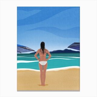 Geribá Beach Canvas Print