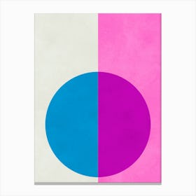 Modern circles and rectangles 4 Canvas Print