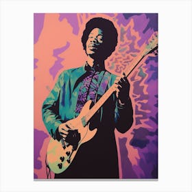 Jimi Hendrix Purple Haze 6 Canvas Print
