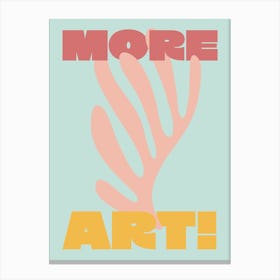 More Art Matisse - Blue, Pink And Yellow Canvas Print