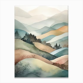 Watercolour 6 Canvas Print