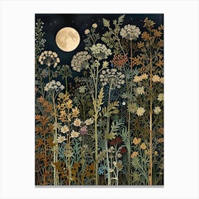 William Morris Moonlight In The Meadow 2 Canvas Print