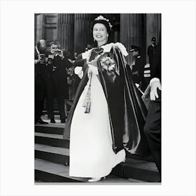 Queen Elizabeth Leaves Cathedral Canvas Print