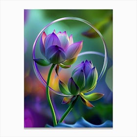 Lotus Flower 106 Canvas Print