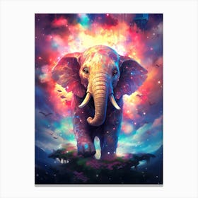 Elephant In The Sky 2 Canvas Print