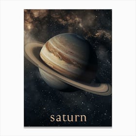 Saturn Planet 1 Canvas Print