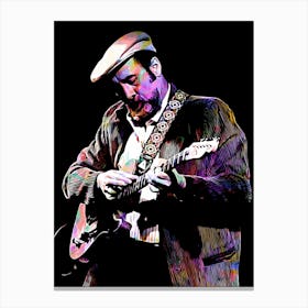 Roy Buchanan Music Legend Colorful Canvas Print