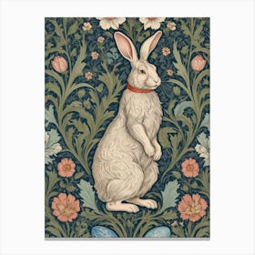 william morris rabbit art print 7 Canvas Print